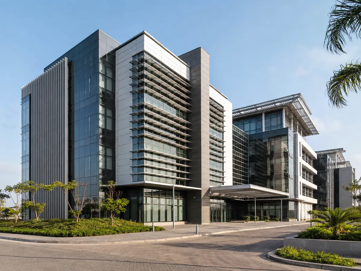 Contemporary commercial office complex