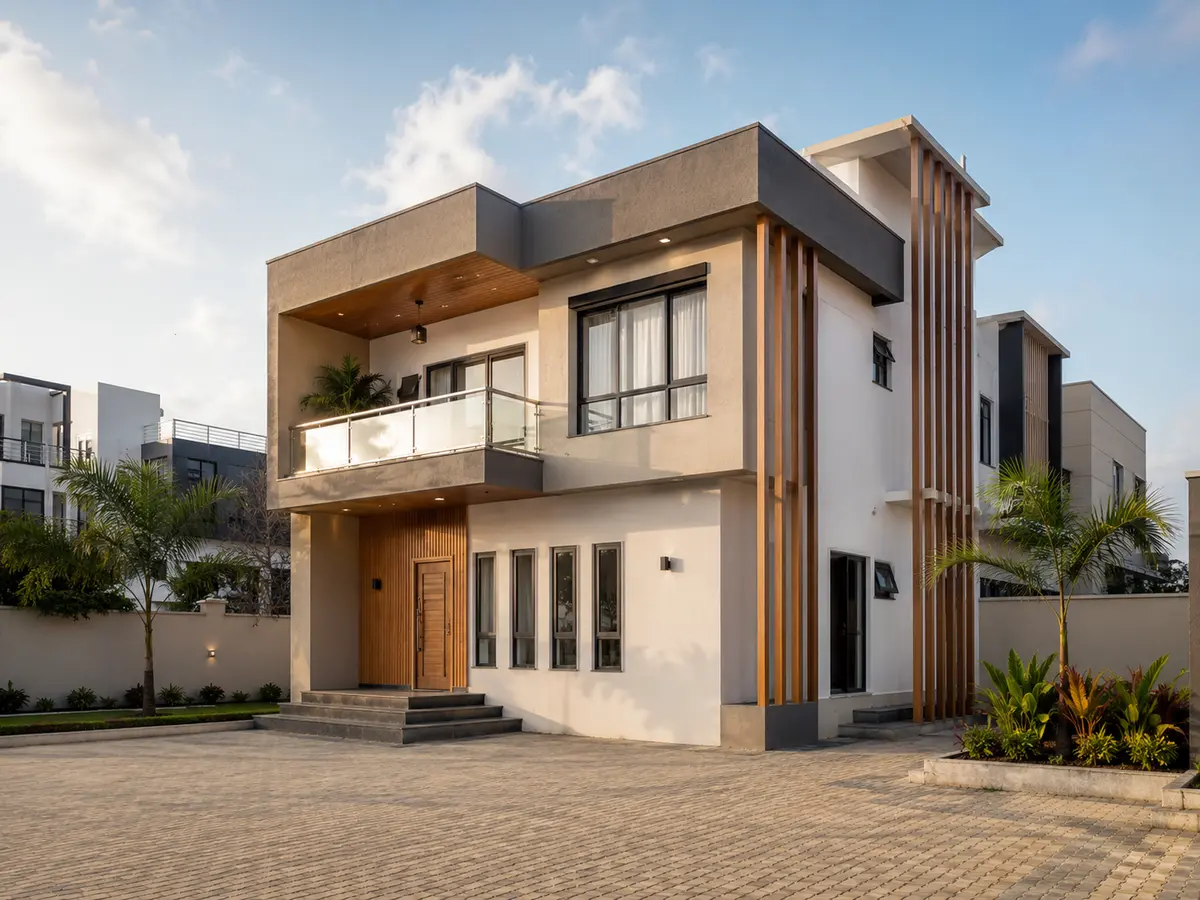 Modern two-storey residential villa