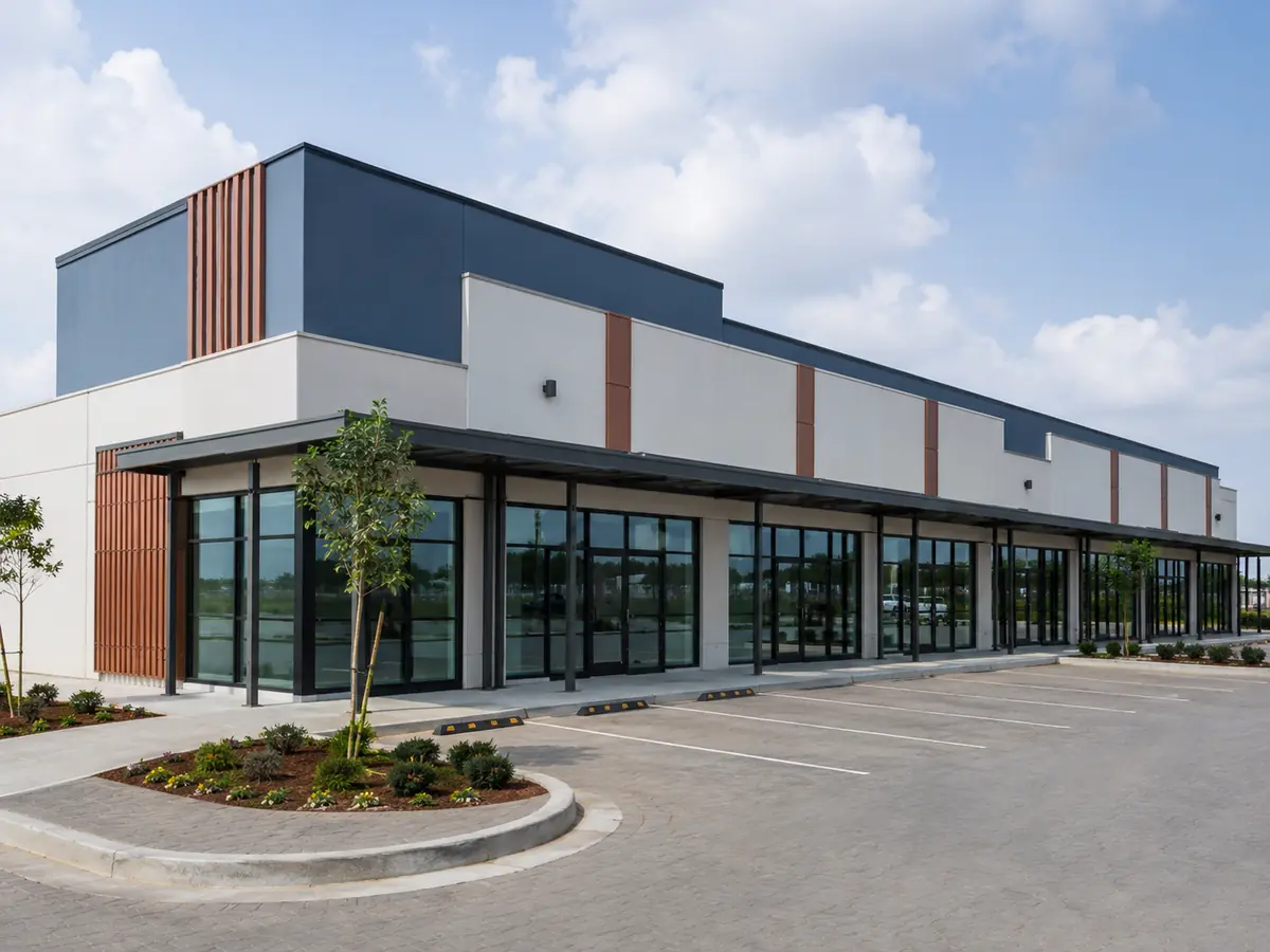 Contemporary neighbourhood retail centre